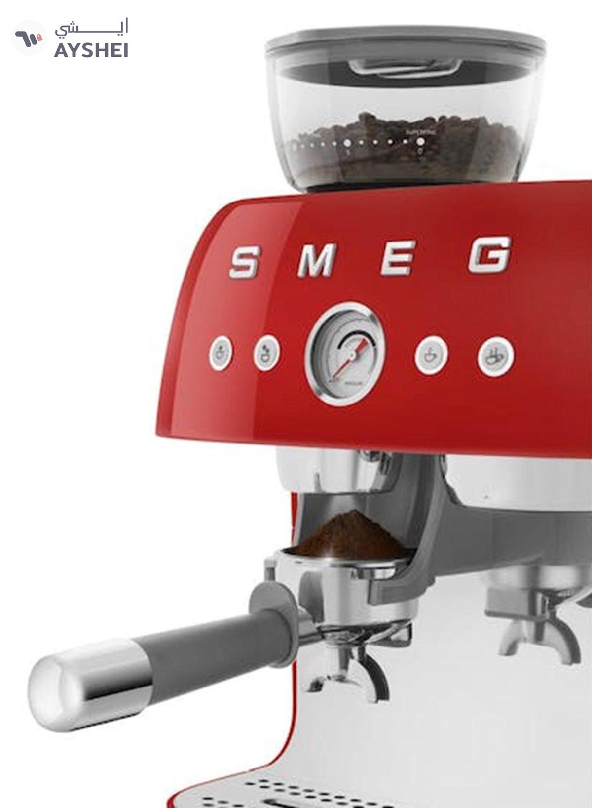 smeg ‘50’s Style’ Coffee Machine with Built in Grinder 0.01 L 1600 W EGF03RDAU Red-3-3