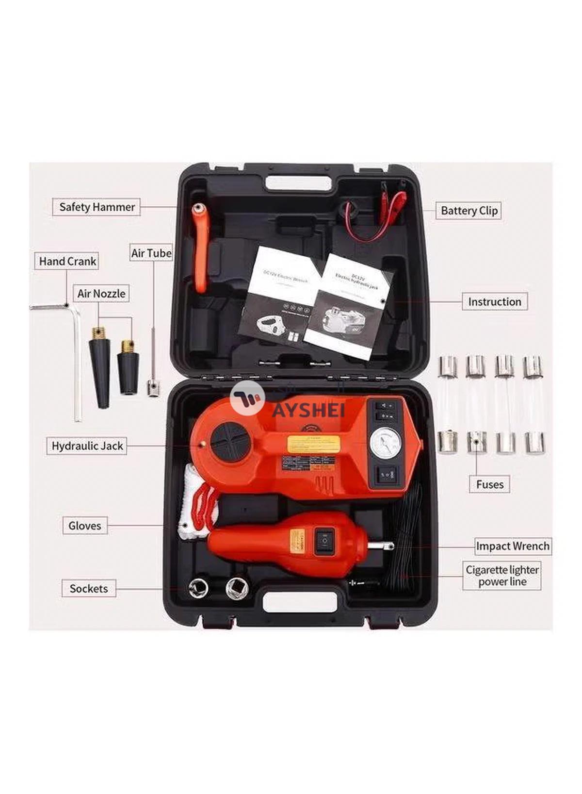 Generic Portable Electric Car Jack Lift Kit-2-2