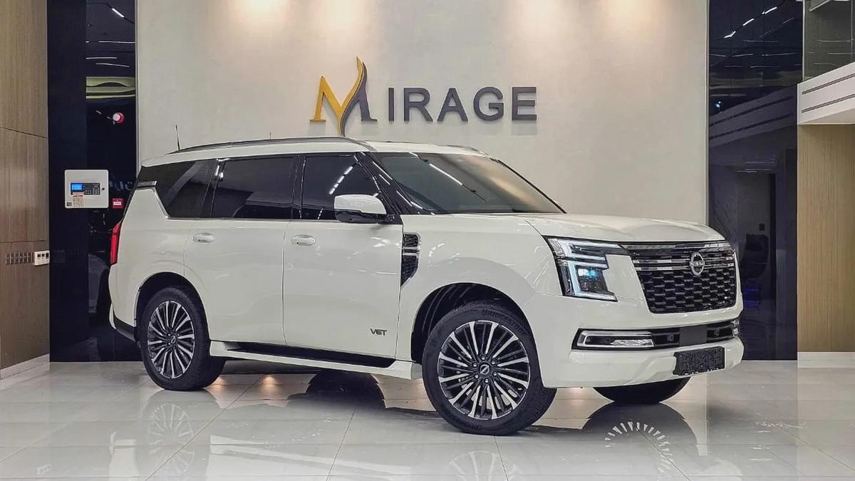 NISSAN - PATROL - LE PLATINUM CITY - 2025 - GCC - V6 TT - 7,200KM - UNDER WARRANTY FROM AGENCY-0-0