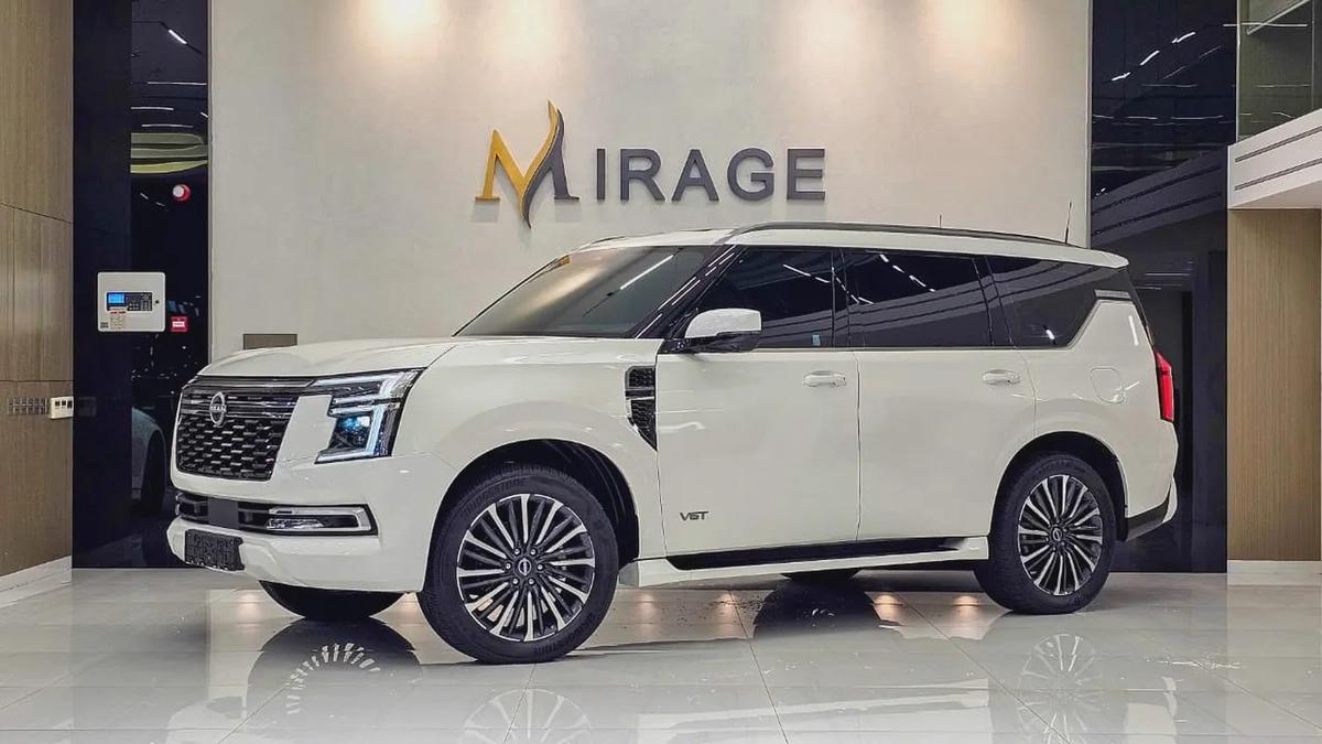 NISSAN - PATROL - LE PLATINUM CITY - 2025 - GCC - V6 TT - 7,200KM - UNDER WARRANTY FROM AGENCY-19-19