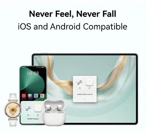 HUAWEI FreeClip 2 Wireless Earphones, Bluetooth Earbuds