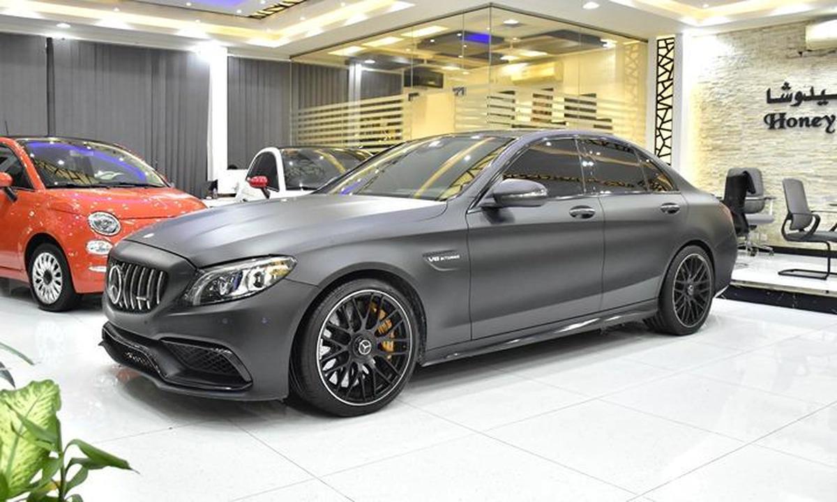 Mercedes Benz C63s AMG ( 2020 Model ) in Matte Black Color Japanese Specs-10-10