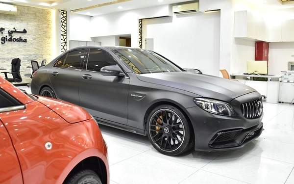 Mercedes Benz C63s AMG ( 2020 Model ) in Matte Black Color Japanese Specs