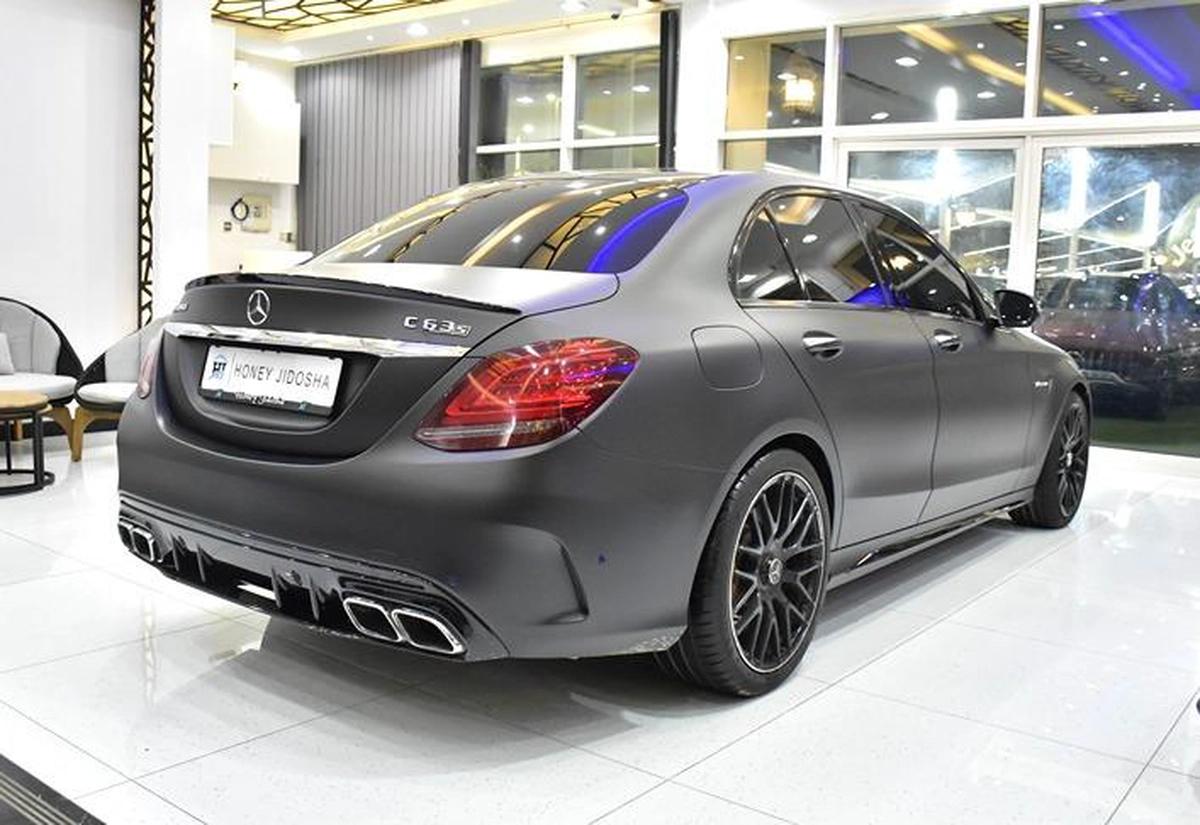 Mercedes Benz C63s AMG ( 2020 Model ) in Matte Black Color Japanese Specs-8-8
