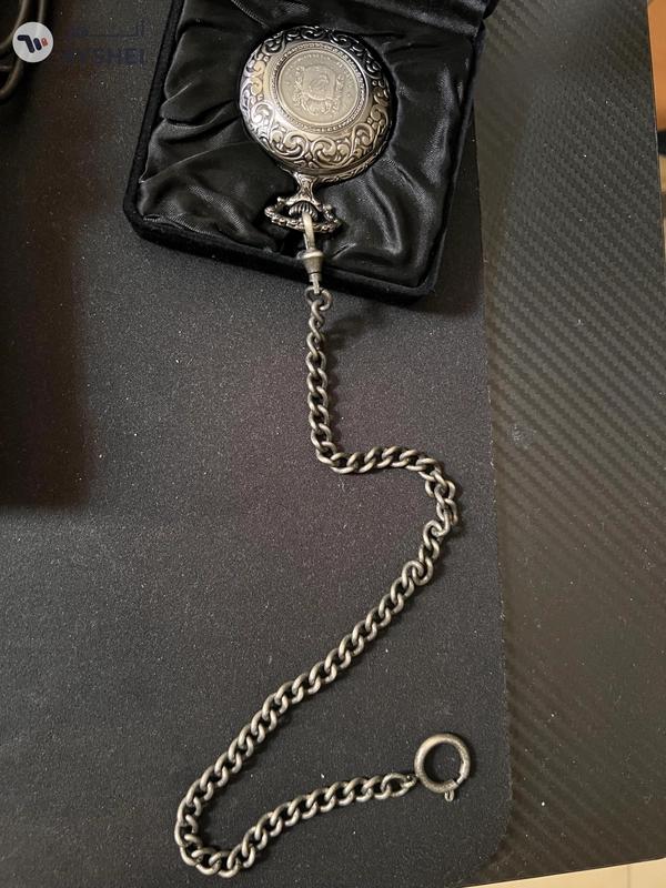 BERIOS Vinatage Pocket Watch (Silver) Authentic