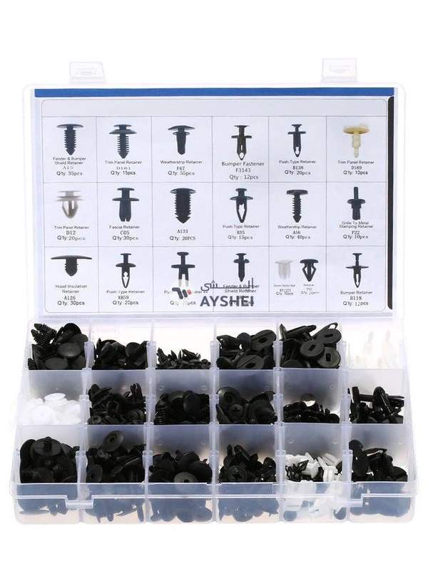 Generic 470-Pieces Car Retainer Clips With Removal Tool