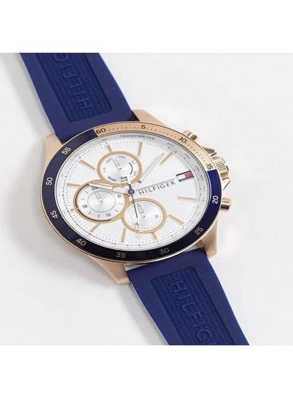 TOMMY HILFIGER Men's Rubber Chronograph Watch 1791778