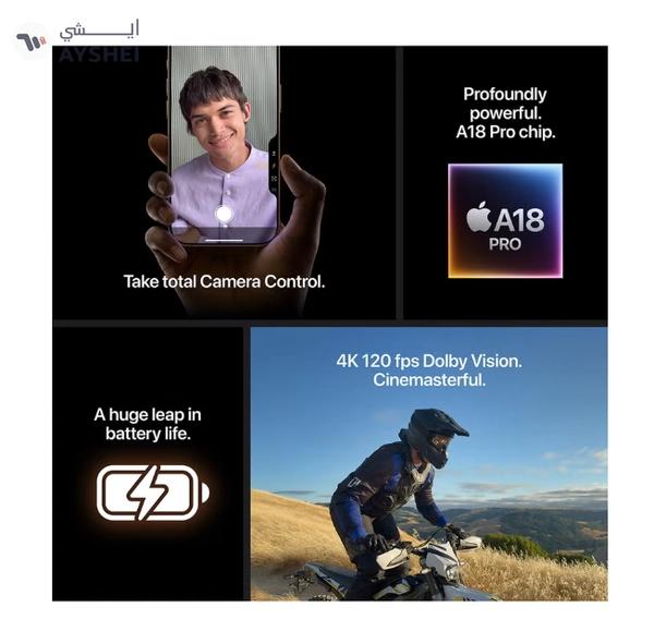 Apple iPhone 16 Pro Max 256GB White Titanium 5G With FaceTime - International Version