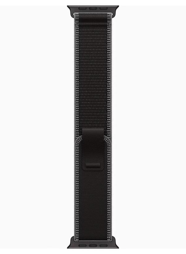 Apple Watch Ultra 3 GPS + Cellular 49mm (TDRA Version) Black Titanium Case With Black/Charcoal Trail Loop - S/M
