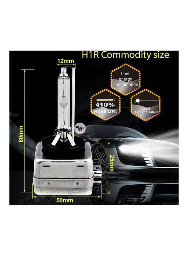 Generic 2-Piece Dis 6000K Car Headlight Xenon Bulb