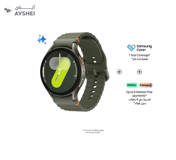 Samsung Galaxy Watch7 44mm (Middle East Version) Smartwatch, Bluetooth, AI Powered Health Insight, Sleep Coaching, Fitness Tracker - Green