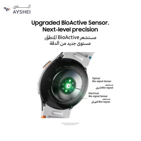 Samsung Galaxy Watch7 44mm (Middle East Version) Smartwatch, Bluetooth, AI Powered Health Insight, Sleep Coaching, Fitness Tracker - Green