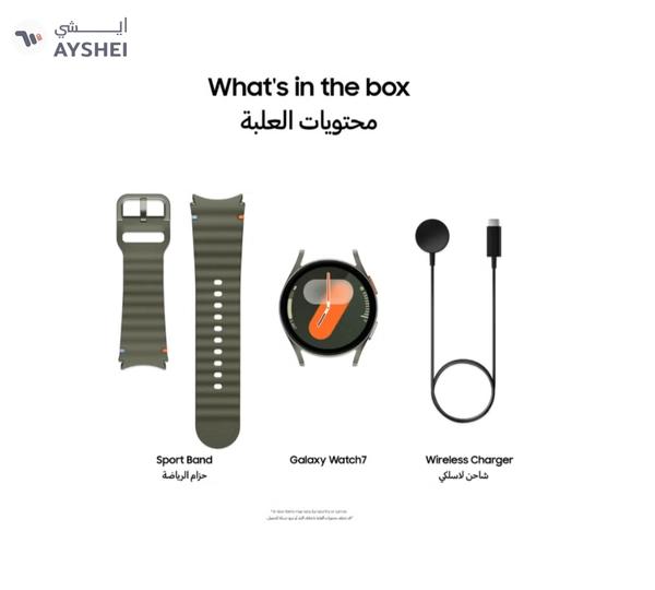 Samsung Galaxy Watch7 44mm (Middle East Version) Smartwatch, Bluetooth, AI Powered Health Insight, Sleep Coaching, Fitness Tracker - Green