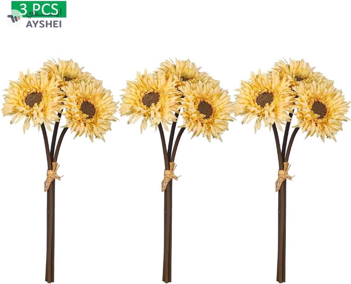Yatai Artificial Daisy Flowers for Vase Filling and Arrangements 3 pcs-5-5