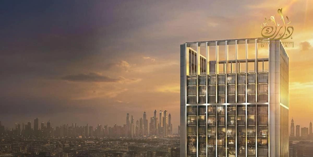 Studio | Binghatti Luxuria | Pool & Skyline View-0-landscape