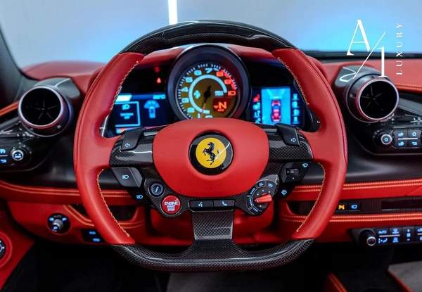 2022 Ferrari F8 Spider, With Service Contract, Fully Loaded, Excellent Condition, Low Kms