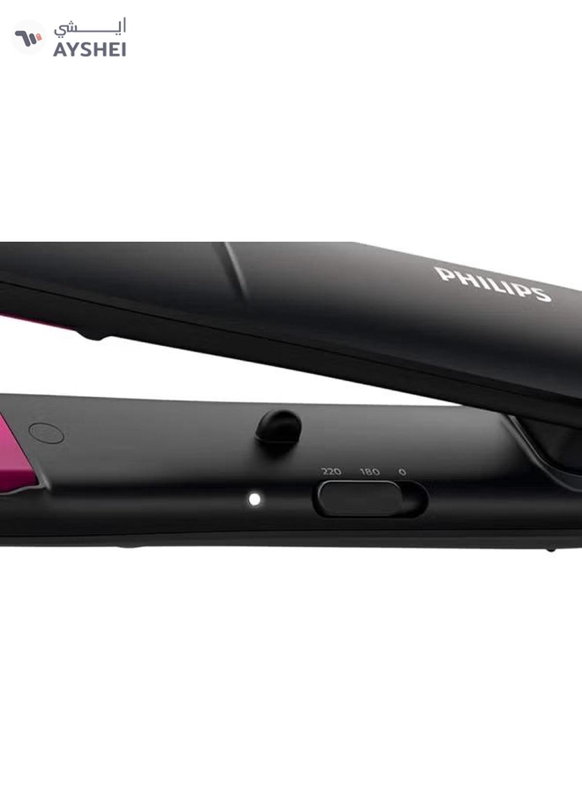 Philips StraightCare Essential Thermo Protect Straightener BHS375 (2) Years Warranty Black/Purple-1-portrait