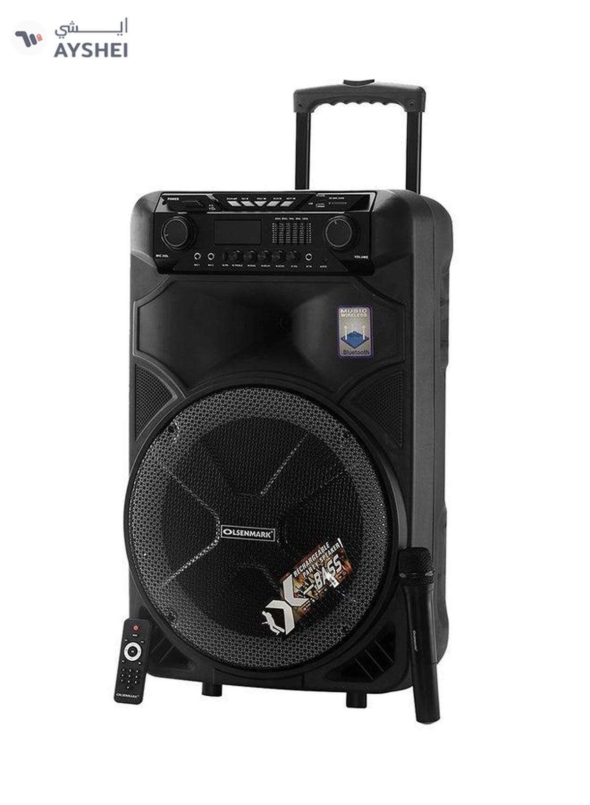 Olsenmark Portable Personal Party System OMMS1180 Black-0-0