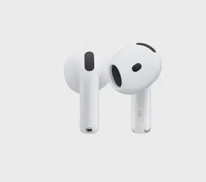 Apple AirPods 4 Wireless Earbuds, Bluetooth Headphones, Personalized Spatial Audio, Sweat and Water Resistant