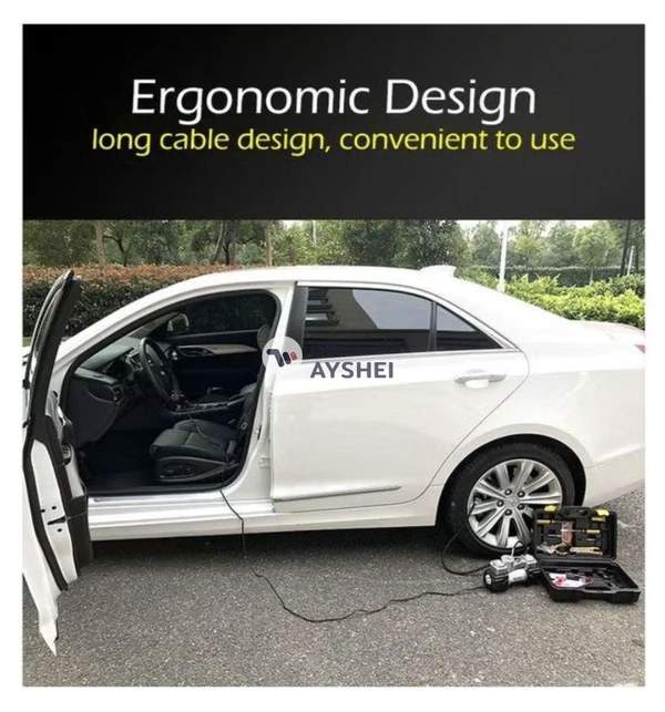 Camel Air Compressor Tyre Double Cylinder Inflator Heavy Duty Pump With Car Emergency Kit