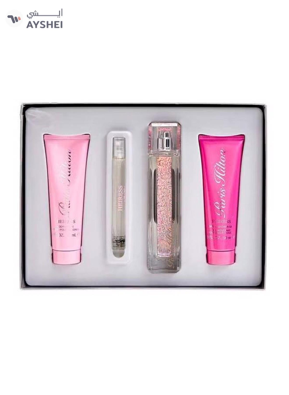 Paris Hilton Heiress Edp+Mini+Body Lotion+Shower Gel Set 290ml-0-0