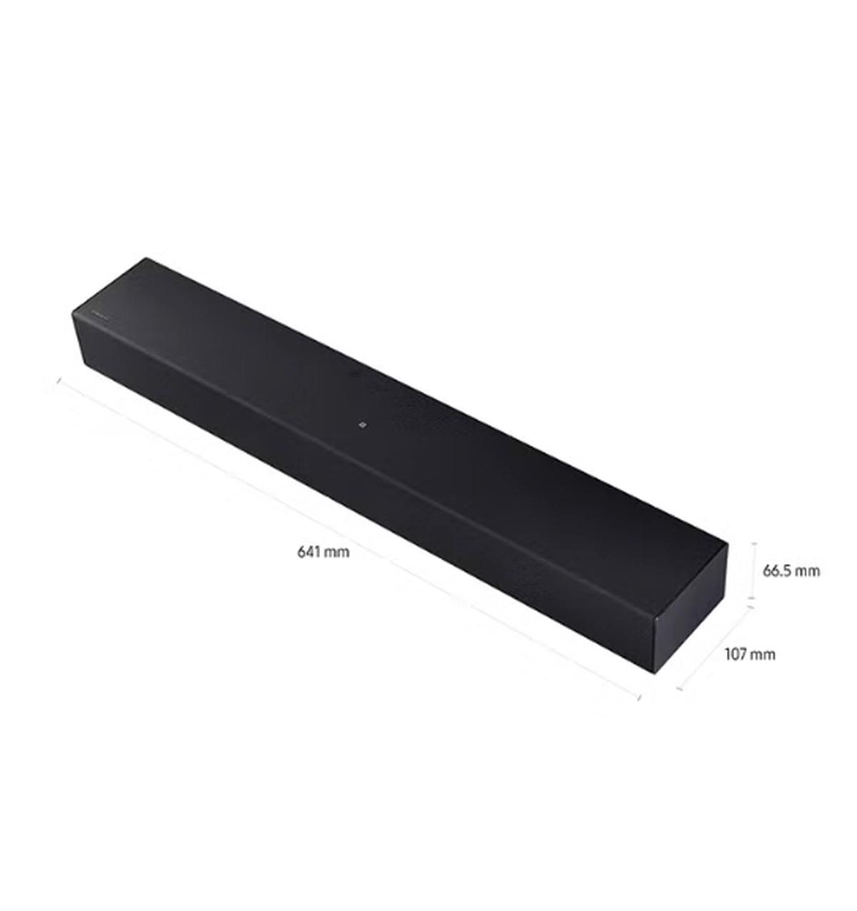 Samsung B-series Soundbar, B400F, 2.0 ch, Subwoofer, 2.0ch Sound with Built-in Woofer, One Remote Control, Surround Sound Expansion, Bluetooth TV connection,(2025 - UAE Version)-1-1