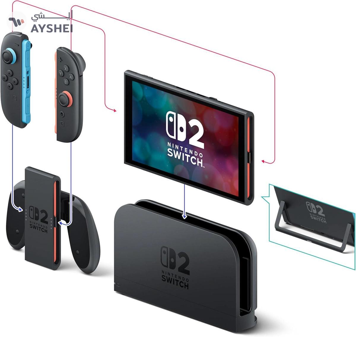 Nintendo Switch 2 + Mario Kart World-Set 2025-8-8