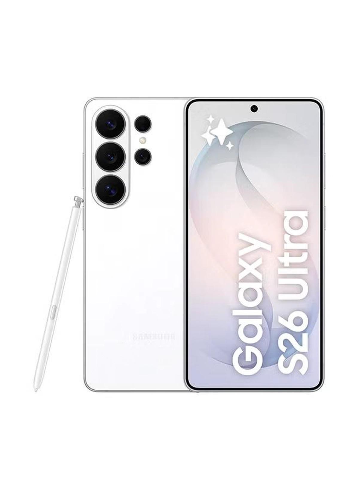 Samsung Galaxy S26 Ultra Dual SIM White 12GB RAM 512GB 5G - Middle East Version-0-portrait