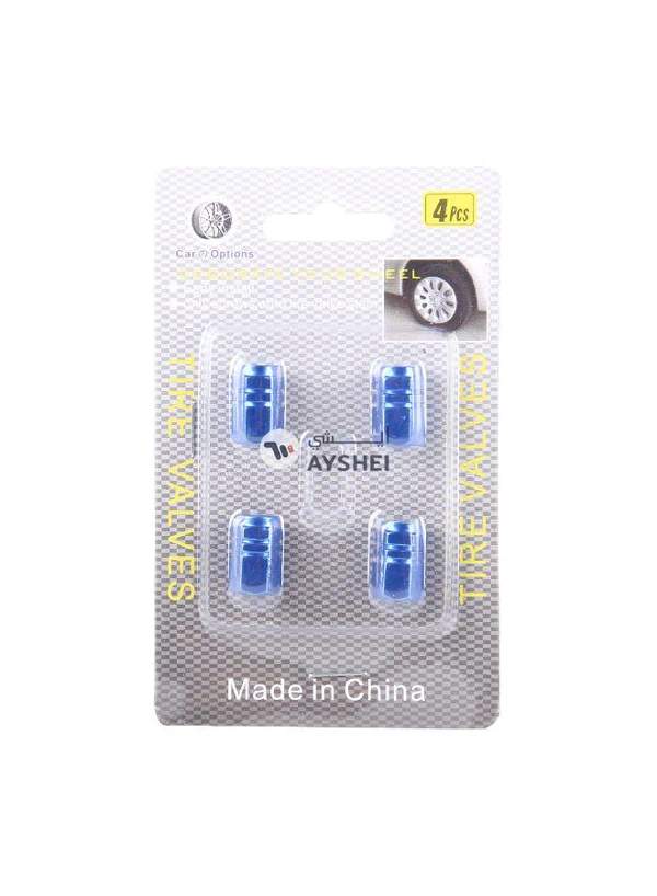 Generic 4-Piece Anodized Car Tire Valve Stem Cap