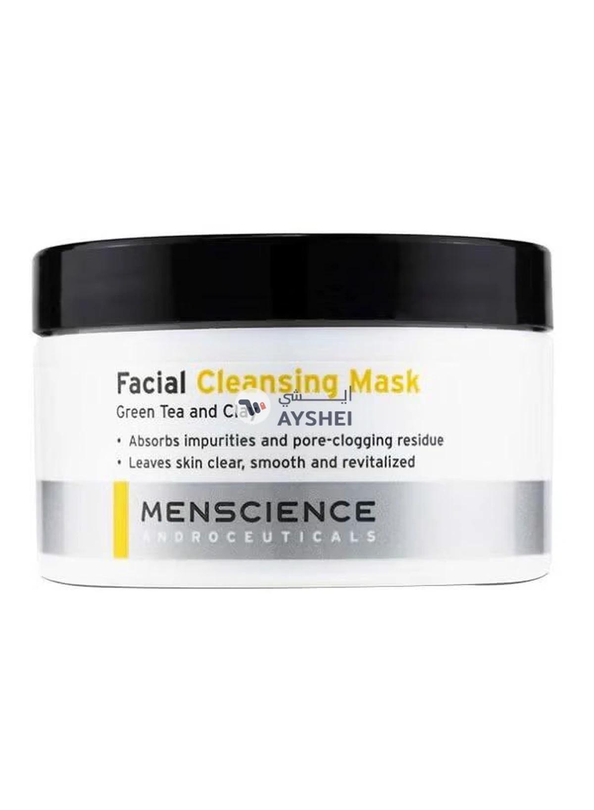 MENSCIENCE Green Tea And Clay Facial Cleaning Mask 90grams-0-0