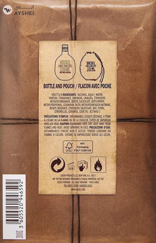 DIESEL Fuel For Life EDT 125ml