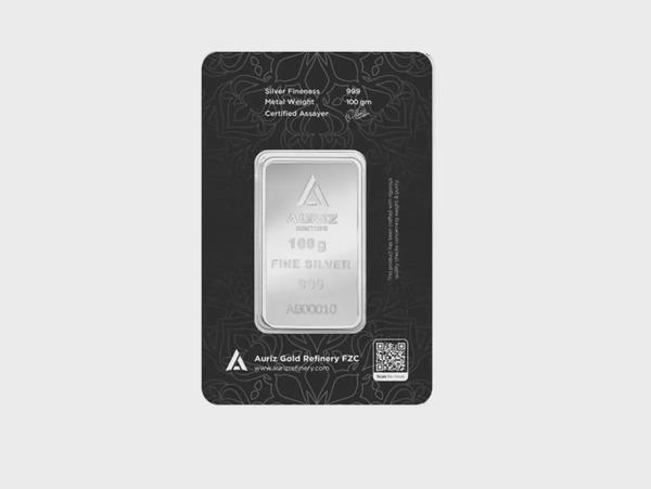 Auriz Mint 100g Fine Silver Bar