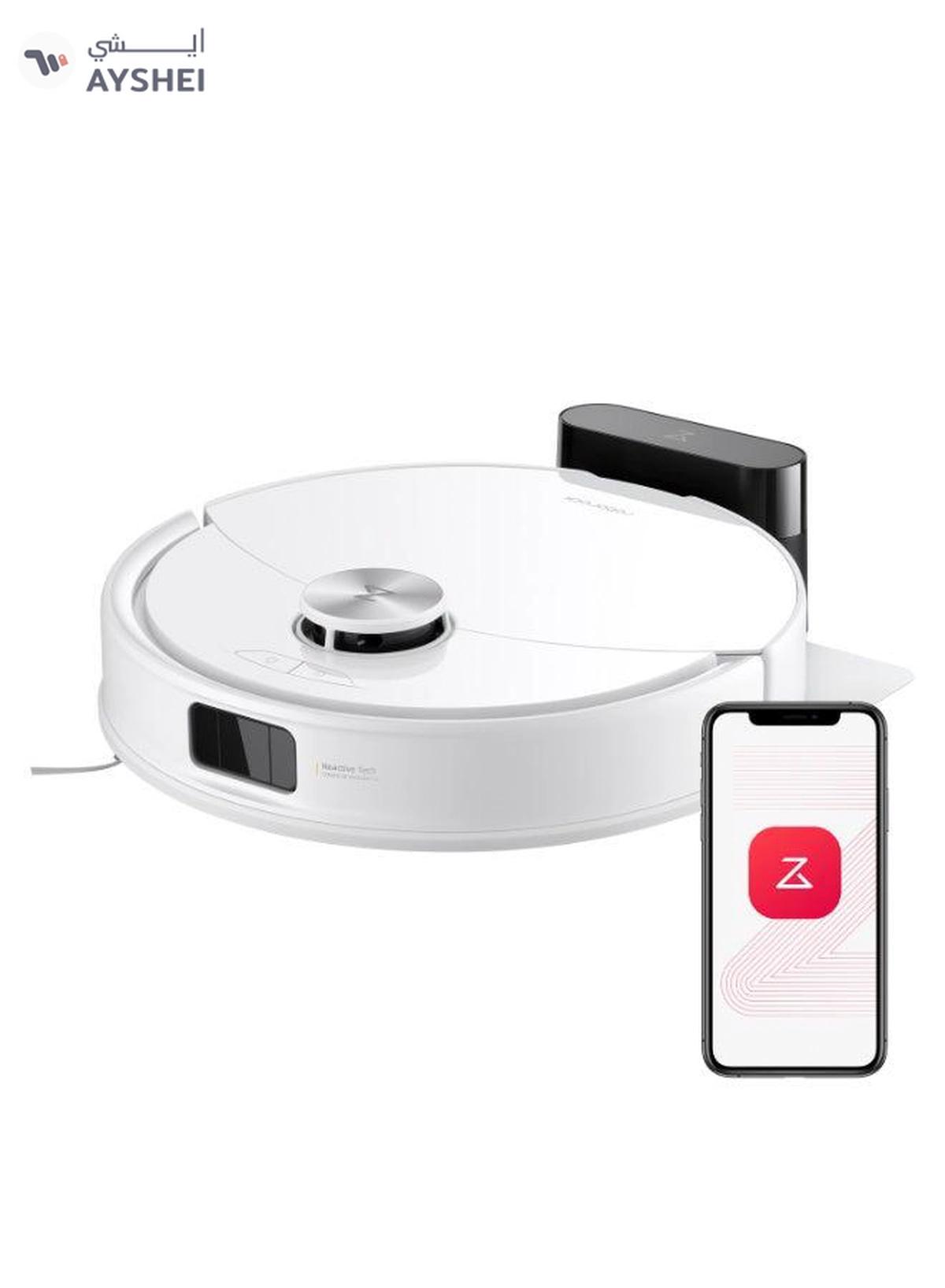 Roborock Qrevo C Pro Robot Vacuum and Mop, 18,500Pa Suction, Dual Zero-Tangling, FlexiArm Side Brush, Hot Water Mop Washing & Warm Air Drying, Self-Emptying&Refilling, Smart Obstacle Avoidance White-1-1