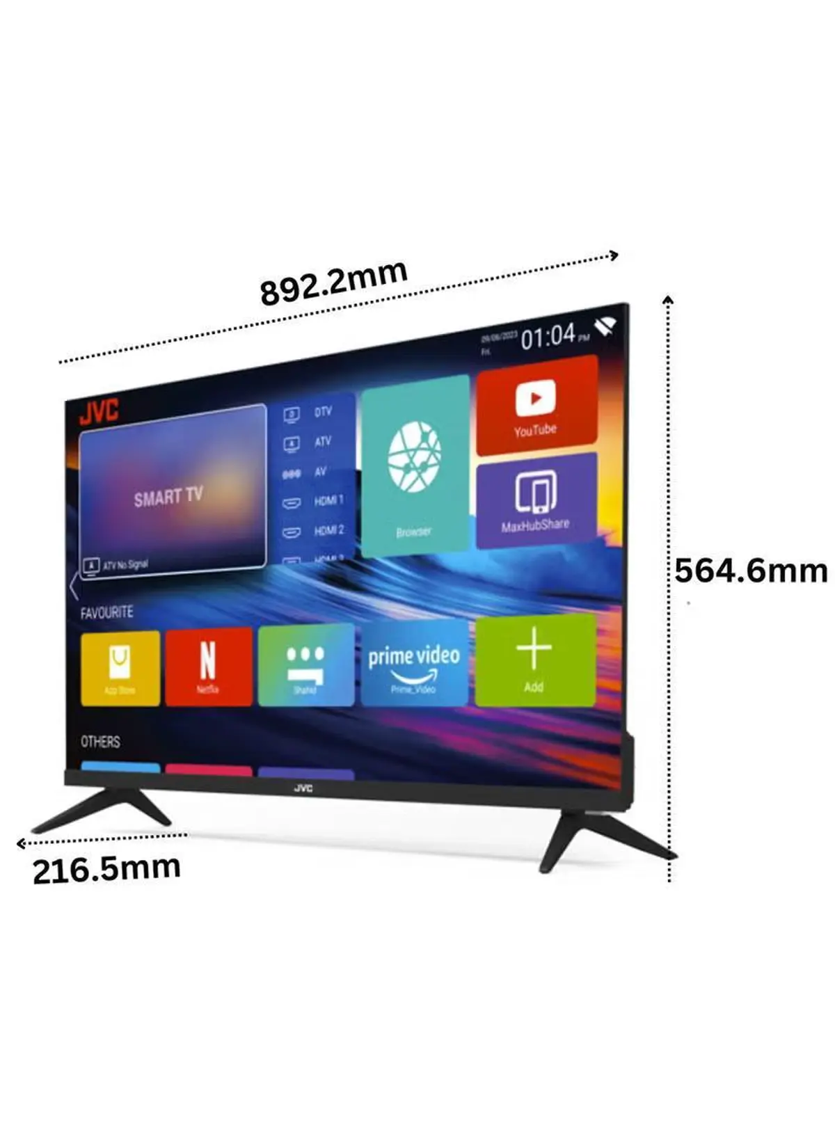 JVC 40 Inch Edgeless Full HD Android Smart TV With Dolby Audio And Quadcore Processor-3-3