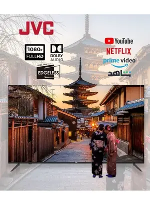 JVC 40 Inch Edgeless Full HD Android Smart TV With Dolby Audio And Quadcore Processor