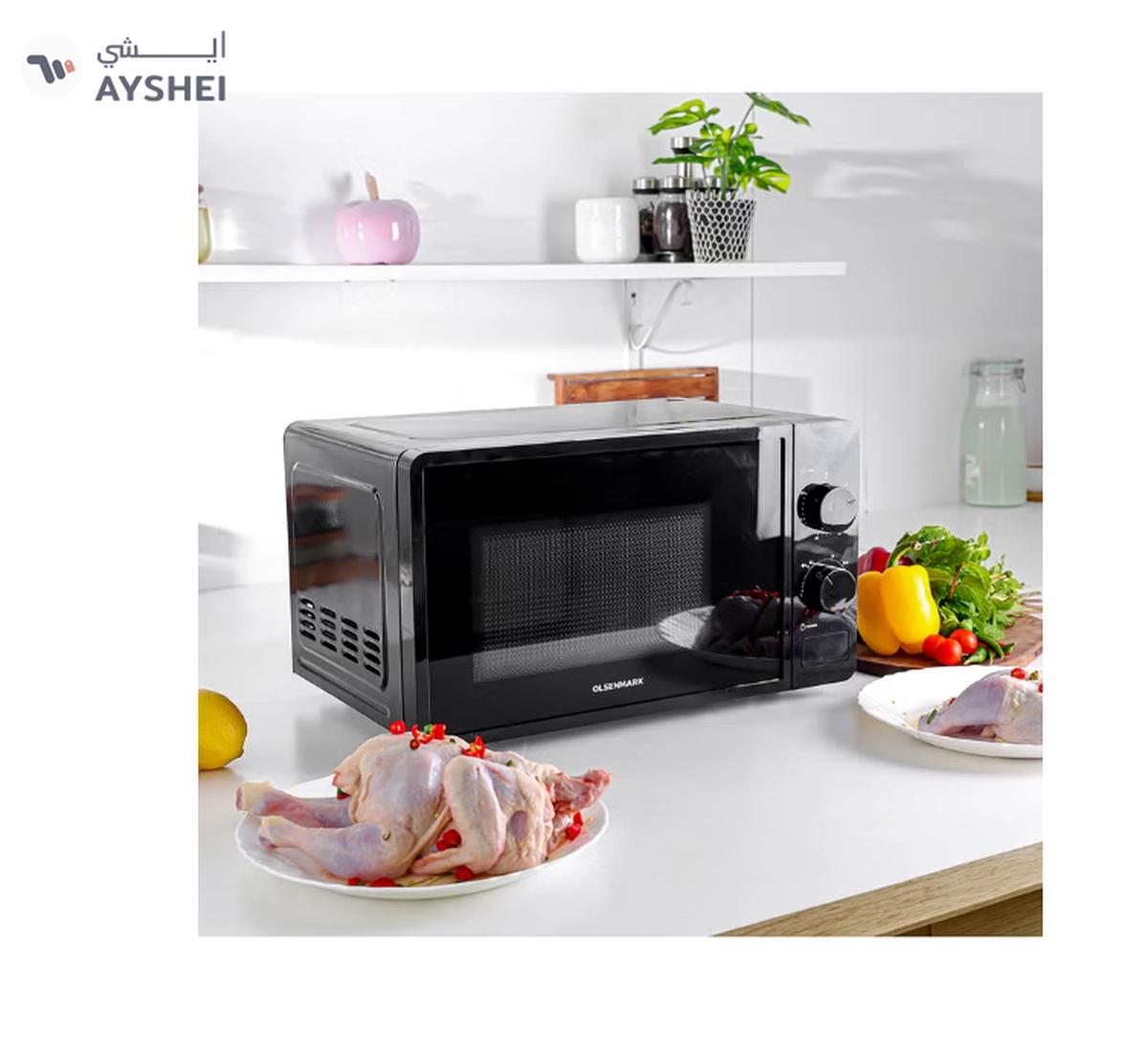 Olsenmark Electric Microwave Oven, 5 Multiple Power Levels-2-2