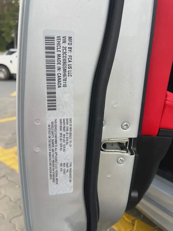 2021 Dodge Charger - American Specs - GCC Resale