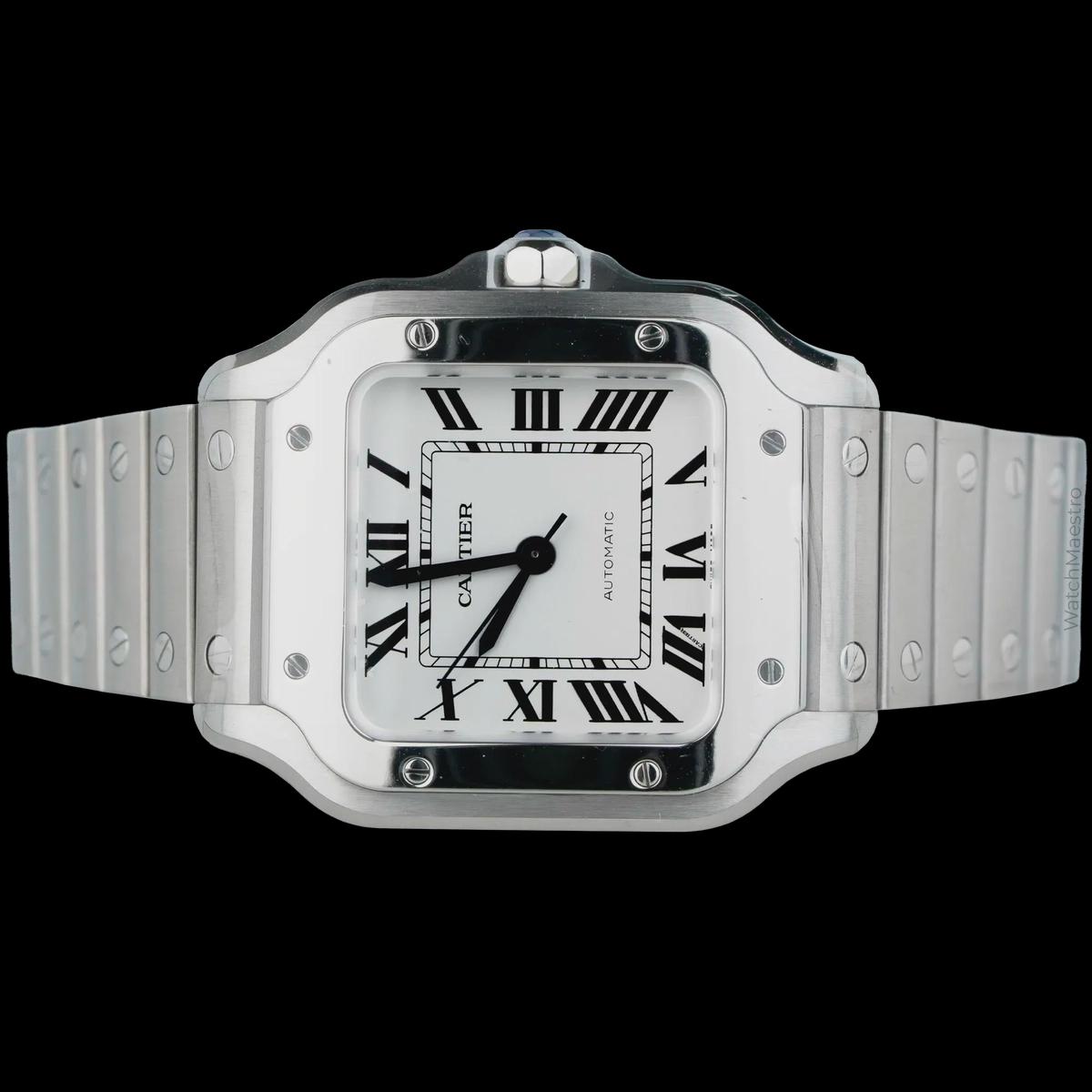 Cartier Santos Medium White-1-1