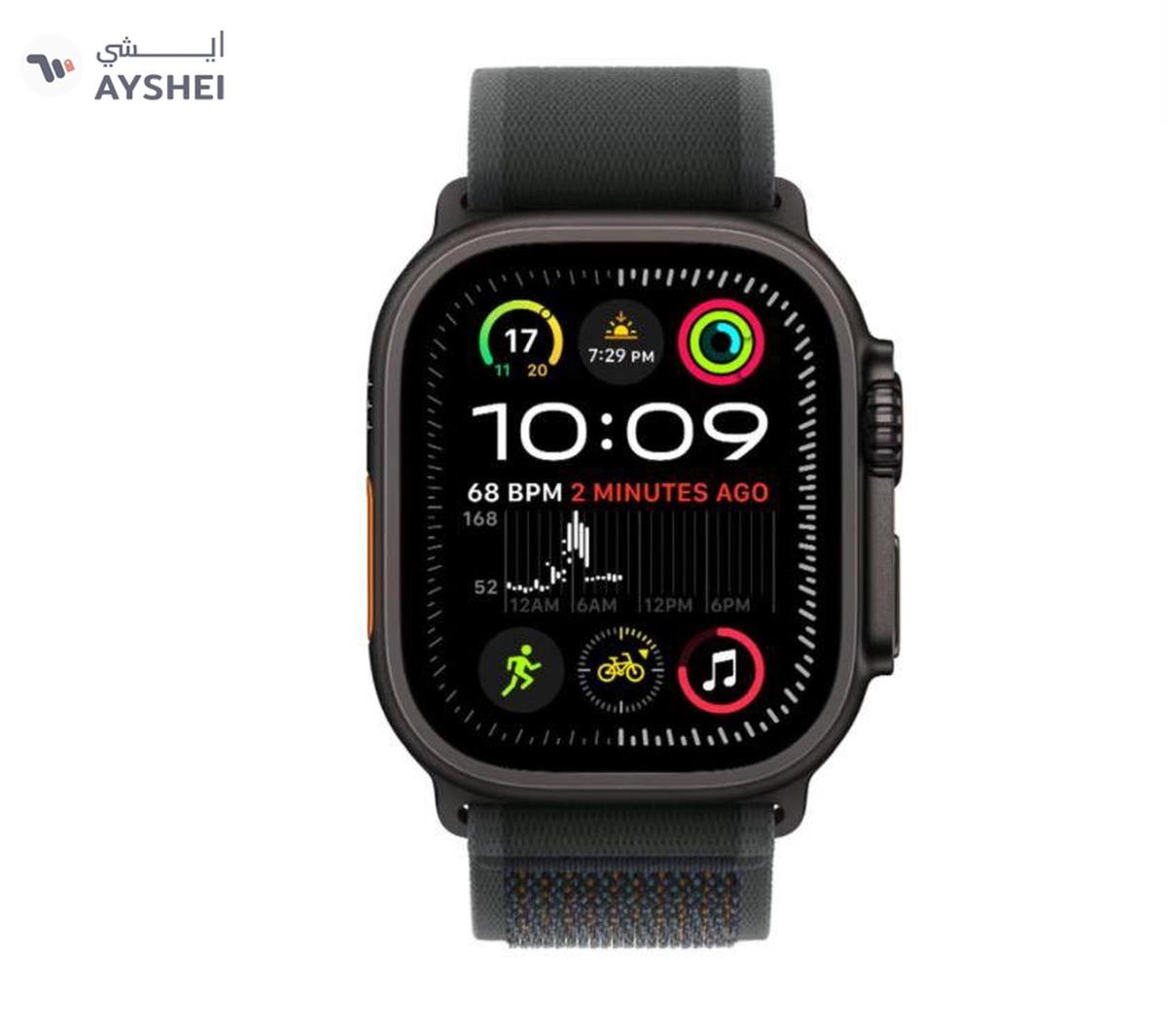 Apple Watch Ultra 2 (2024) GPS + Cellular 49mm Black Titanium Case With Black Trail Loop - M/L-0-landscape