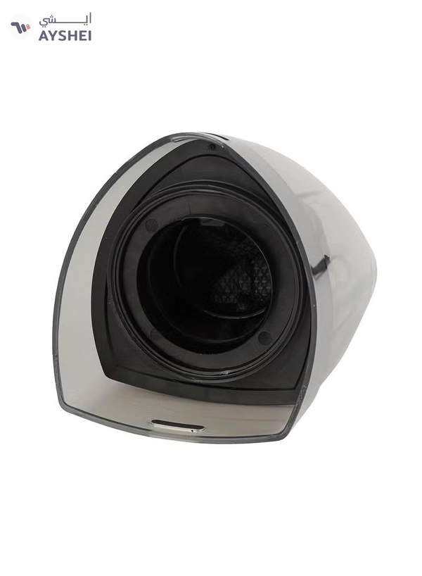 GEEPAS Vacuum Cleaner| Rechargeable And Handheld, Wet & Dry 400 ML Dust Bag Capacity With LED Indicator Light| Lithium Technology Low Noise| Crevice Nozzle, Small Brush And Wall Mount Bracket| HEPA Filter| Home And Office Use 0.4 L 75 W GVC19015UK Black/White
