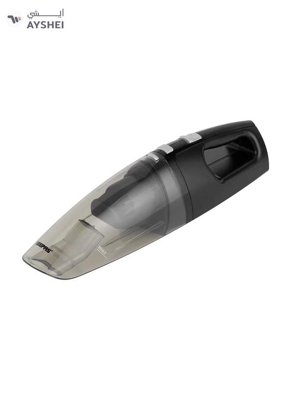 GEEPAS Vacuum Cleaner| Rechargeable And Handheld, Wet & Dry 400 ML Dust Bag Capacity With LED Indicator Light| Lithium Technology Low Noise| Crevice Nozzle, Small Brush And Wall Mount Bracket| HEPA Filter| Home And Office Use 0.4 L 75 W GVC19015UK Black/White