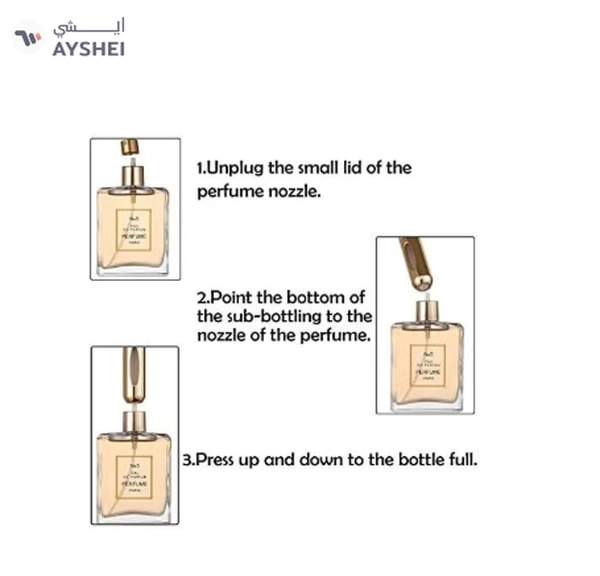 ORiTi Portable Mini Refillable Perfume Atomizer Bottle Atomizer Travel Size Spray Bottles