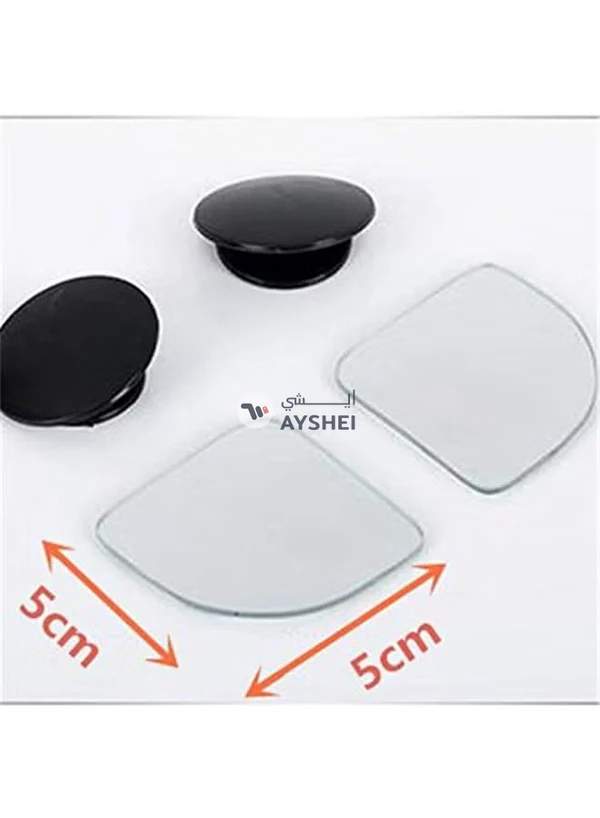 Generic 2-Piece 360 Degree Adjustable Car Rear View Mirror