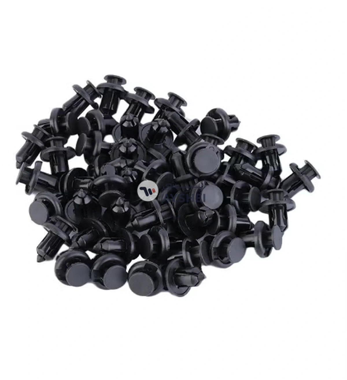 OUTAD 50-Piece Car Bumper Clips Rivets-0-0