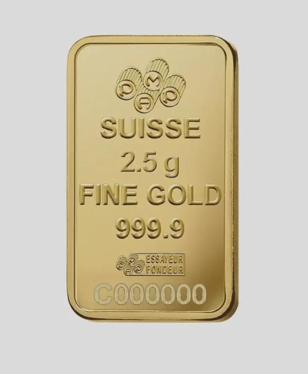 PAMP 24KT - 2.5g Suisse Pamp