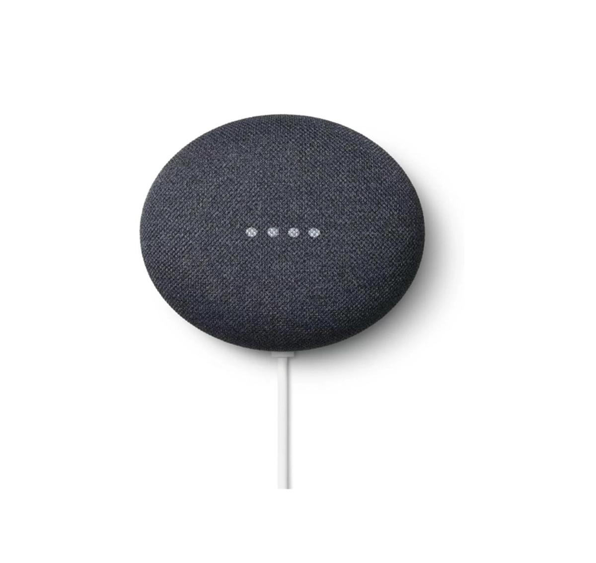 Google Nest Mini 2nd Generation Smart Speaker with Google Assistant - Charcoal-4-4