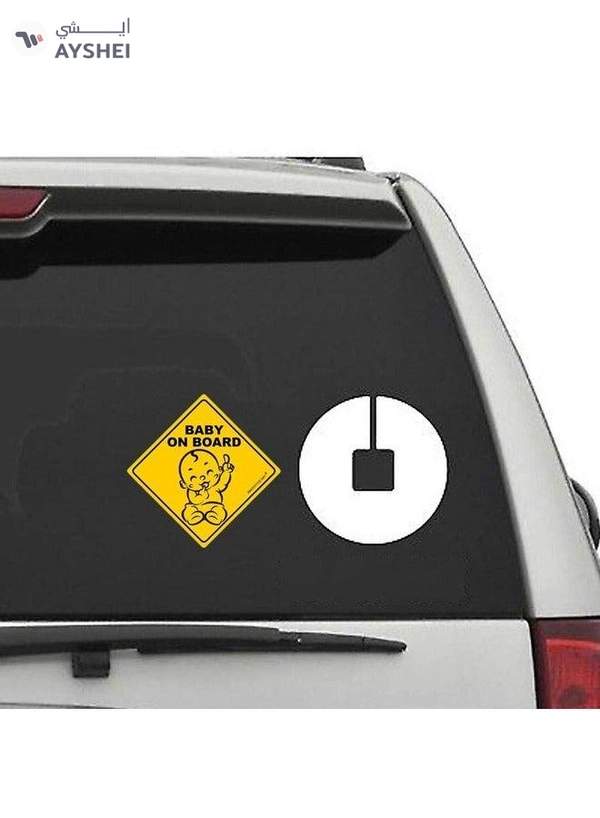 ABBASALI Baby On Board Sticker For Car