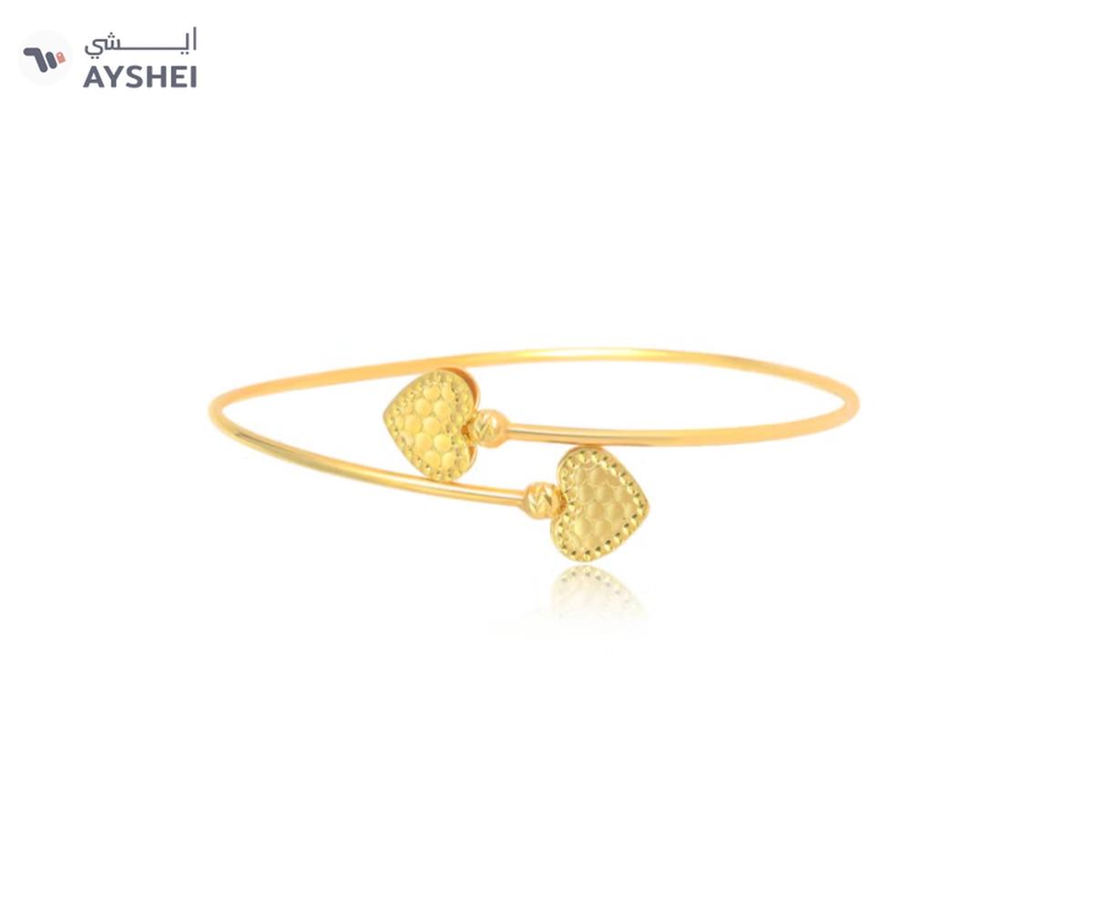 Where Timeless Beauty Meets Modern Simplicity – Lightweight 18K Gold Bangle Available Only at Bafleh Jewellery-0-landscape