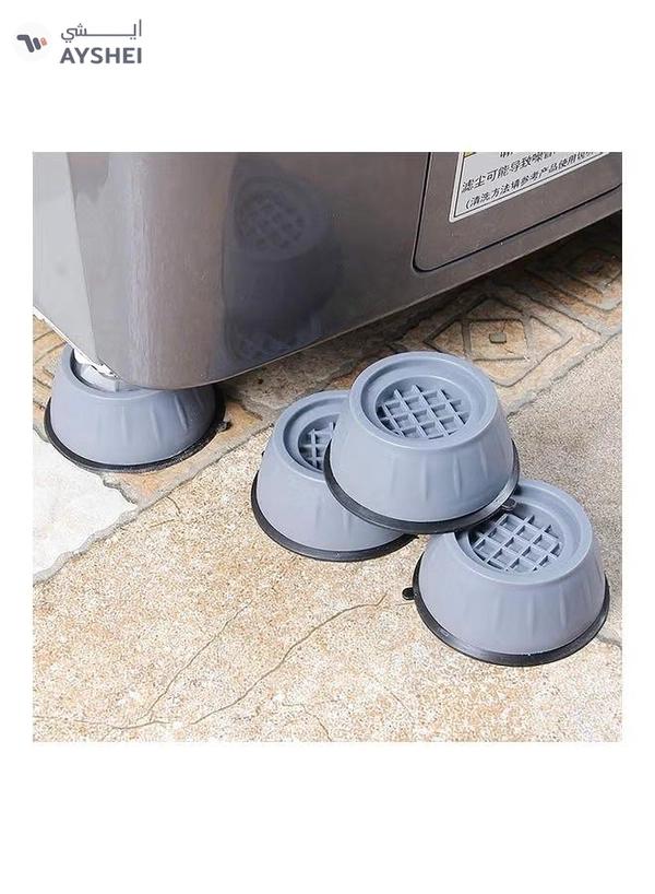 Sunshine 8-Piece Washer Dryer Anti Vibration Pads With Suction Cup Feet Blue 4 x 5cm