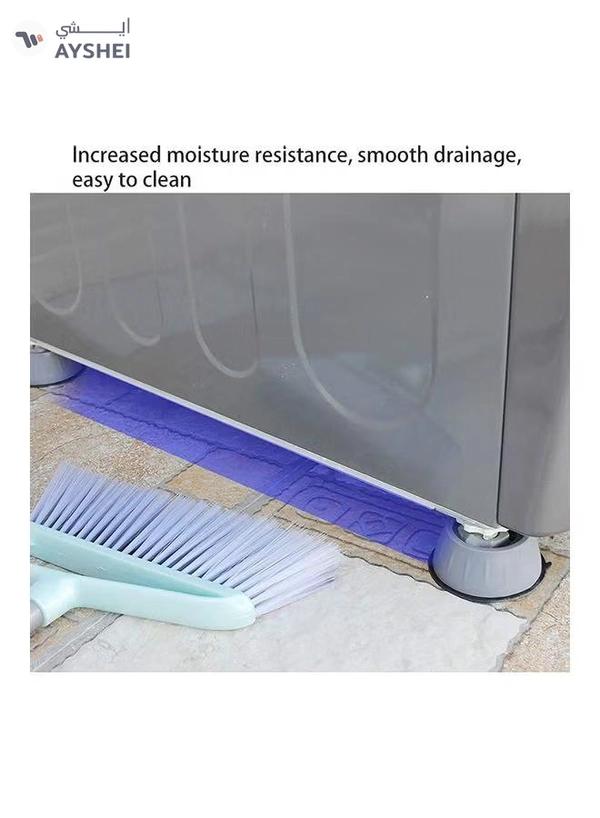 Sunshine 8-Piece Washer Dryer Anti Vibration Pads With Suction Cup Feet Blue 4 x 5cm